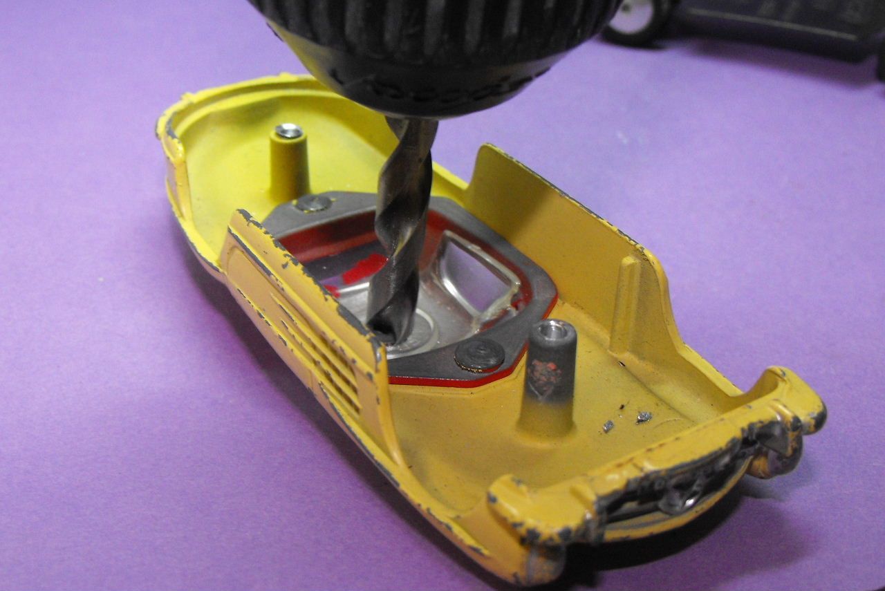 4mm Baseplate & Window Rivet Head Removal DRILL Matchbox Dinky